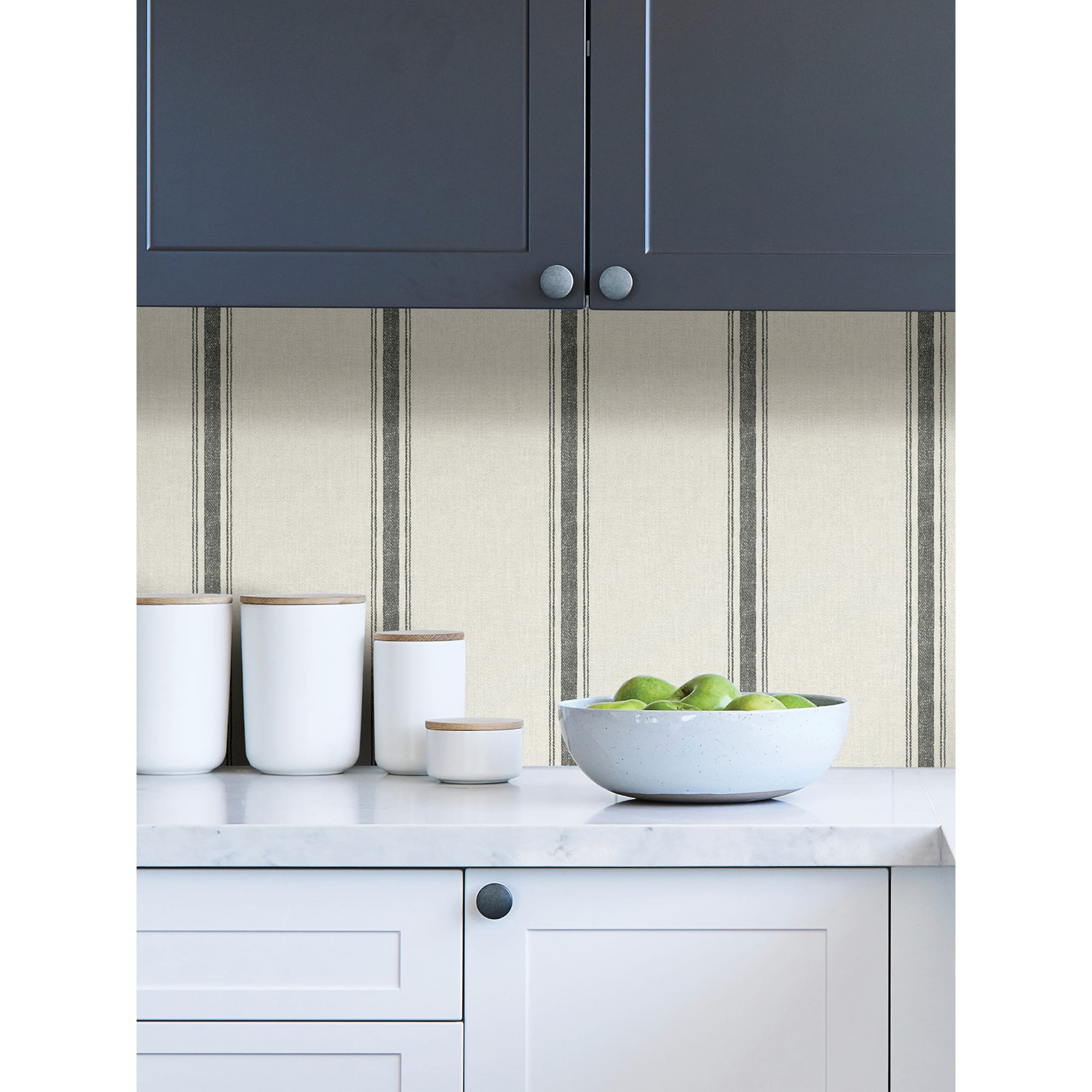 NuWallpaper Charcoal Langston Peel & Stick Wallpaper